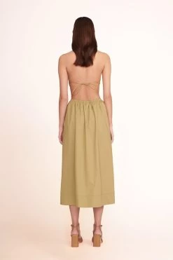 VANESSA DRESS | KHAKI -Staud Outlet Store 027 02318 web