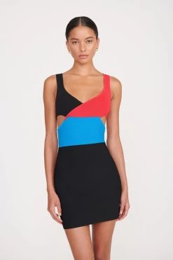 CASSANDRA DRESS | MARBLE WAVE -Staud Outlet Store 036 230516 Staud Fall Ecom 02000 web