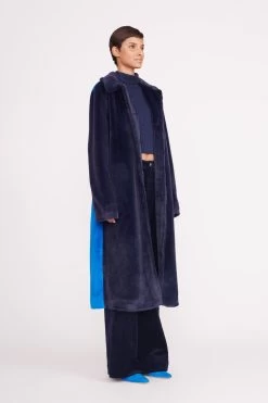 DUBOIS COAT | NAVY DIRECTOR BLUE 7 DUBOIS COAT | NAVY DIRECTOR BLUE -Staud Outlet Store 041 230605 Staud Fall Ecom 01392 web