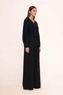 MIRABEL CARDIGAN | NAVY -Staud Outlet Store 049 220915 Staud Resort Ecom 01546 web