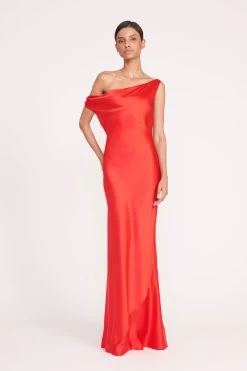 ASHANTI DRESS | RED ROSE 9 ASHANTI DRESS | RED ROSE -Staud Outlet Store 127 ASHANTI DRESS SPICY RED 0886 web
