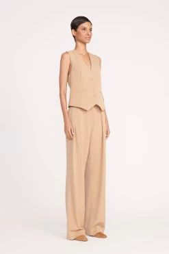 BRETT VEST | CAMEL 8 BRETT VEST | CAMEL -Staud Outlet Store 13 BRETT VEST CAMEL 0052 web