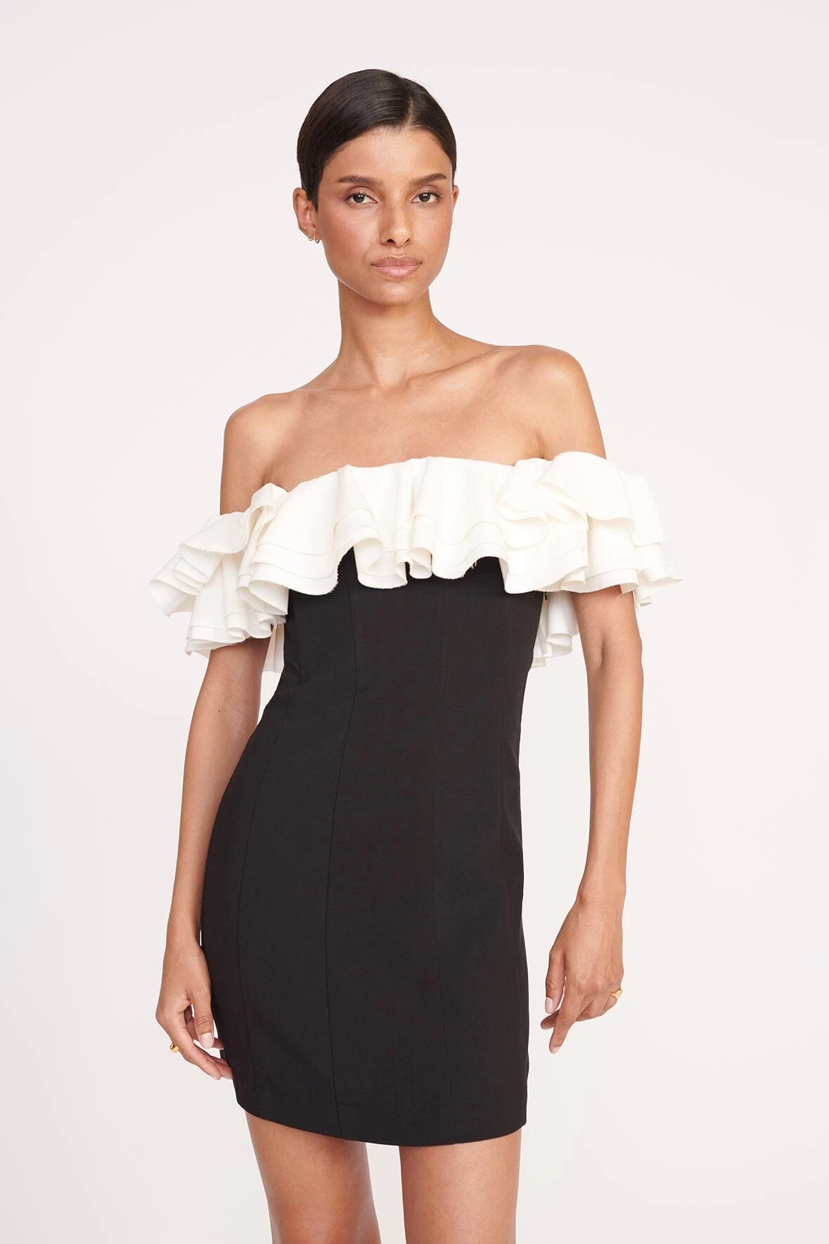 KIARA DRESS | BLACK IVORY 2 KIARA DRESS | BLACK IVORY - Image 2