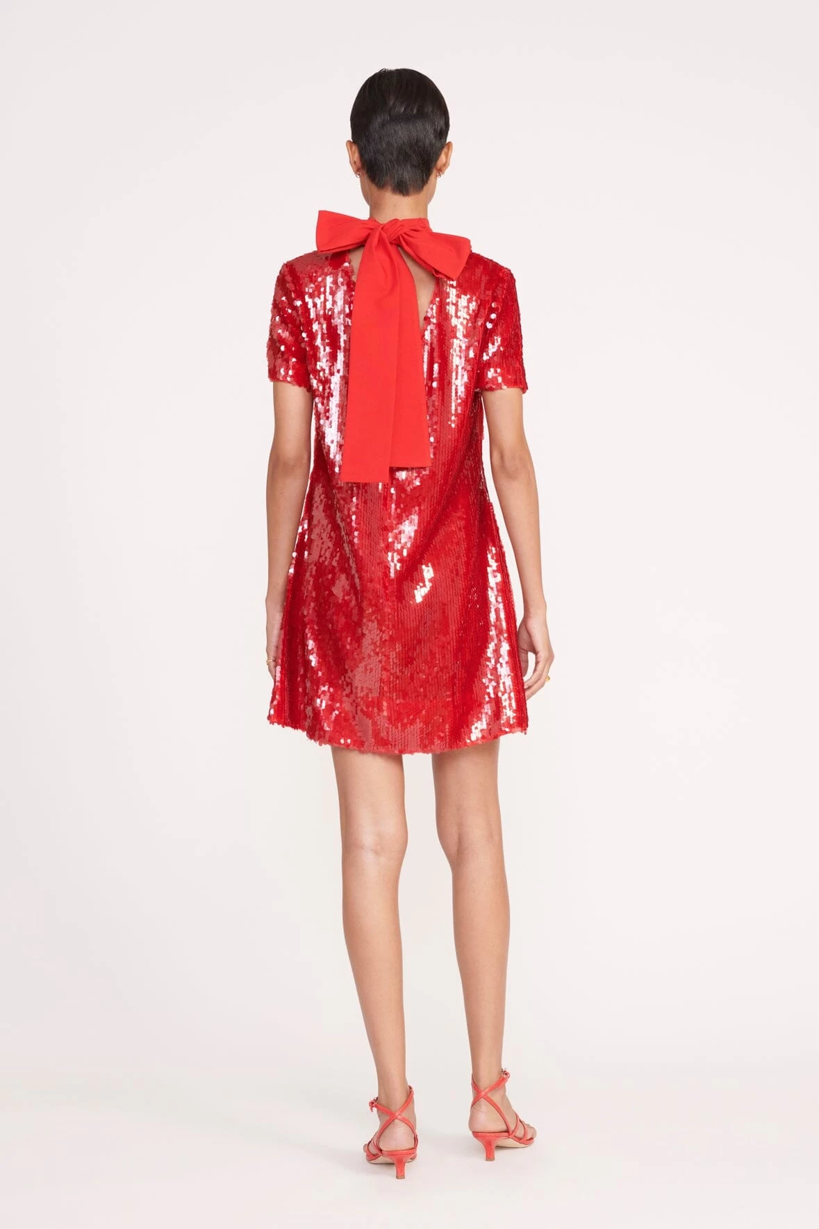 MINI ILANA DRESS | POINSETTIA SEQUINS 2 MINI ILANA DRESS | POINSETTIA SEQUINS - Image 2