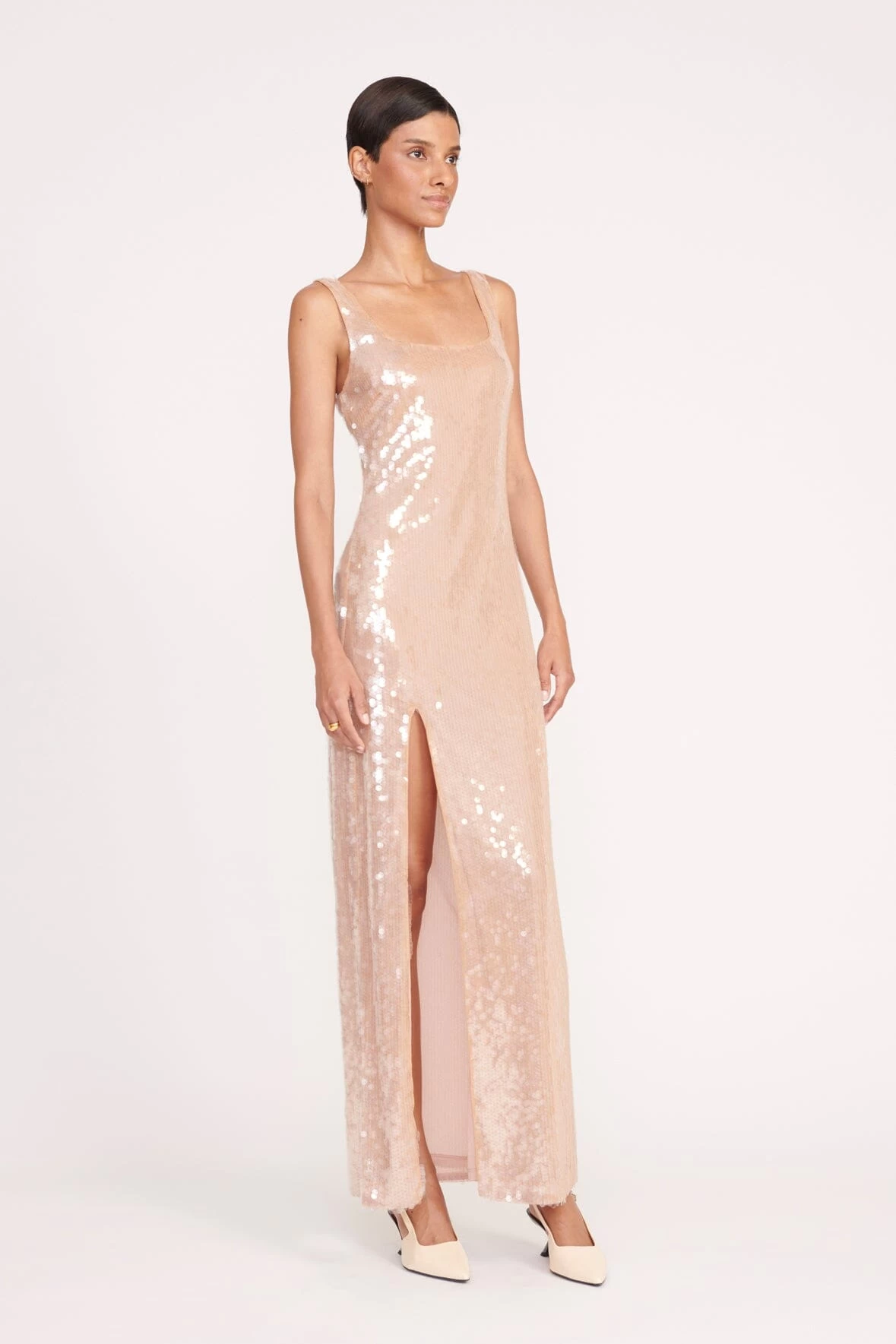 MAXI LE SABLE DRESS | BEIGE 3 MAXI LE SABLE DRESS | BEIGE - Image 3