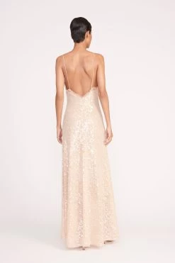 KEZIA DRESS | BEIGE -Staud Outlet Store 242 KEZIA DRESS BEIGE 0350 web