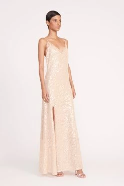 KEZIA DRESS | BEIGE -Staud Outlet Store 243 KEZIA DRESS BEIGE 0343 web