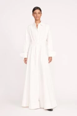 WINONA DRESS | IVORY -Staud Outlet Store 253 WINONA DRESS IVORY 0288 web