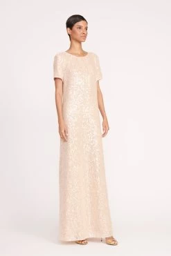 SAFI DRESS | BEIGE -Staud Outlet Store 263 SAFI DRESS BEIGE 0257 web