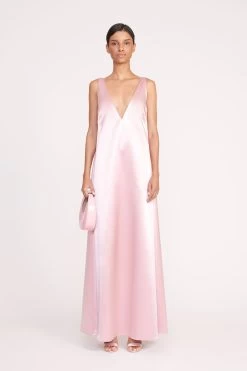 TEAGAN DRESS | CHERRY BLOSSOM -Staud Outlet Store 296 TEAGAN DRESS CHERRY BLOSSOM 0066 web