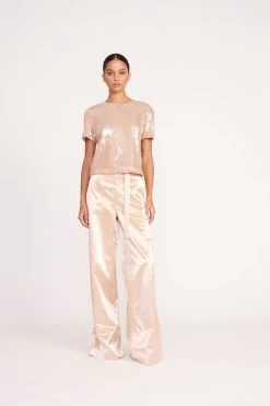 QUINCY TOP | BEIGE 8 QUINCY TOP | BEIGE -Staud Outlet Store 299 LENNOX JACKET SHAY PANT BEIGE 0264 web 1