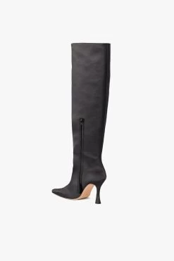 CAMI BOOT | BLACK SATIN -Staud Outlet Store 458 1282 BLK 3 web