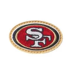 THE STAUD NFL CARGO SWEATER | SAN FRANCISCO 49ERS -Staud Outlet Store 49ERS CROP NOBG
