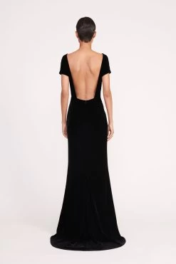 EMELYN DRESS | BLACK -Staud Outlet Store 57 EMELYN DRESS BLACK 1221 web