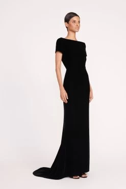 EMELYN DRESS | BLACK -Staud Outlet Store 60 EMELYN DRESS BLACK 1205 web