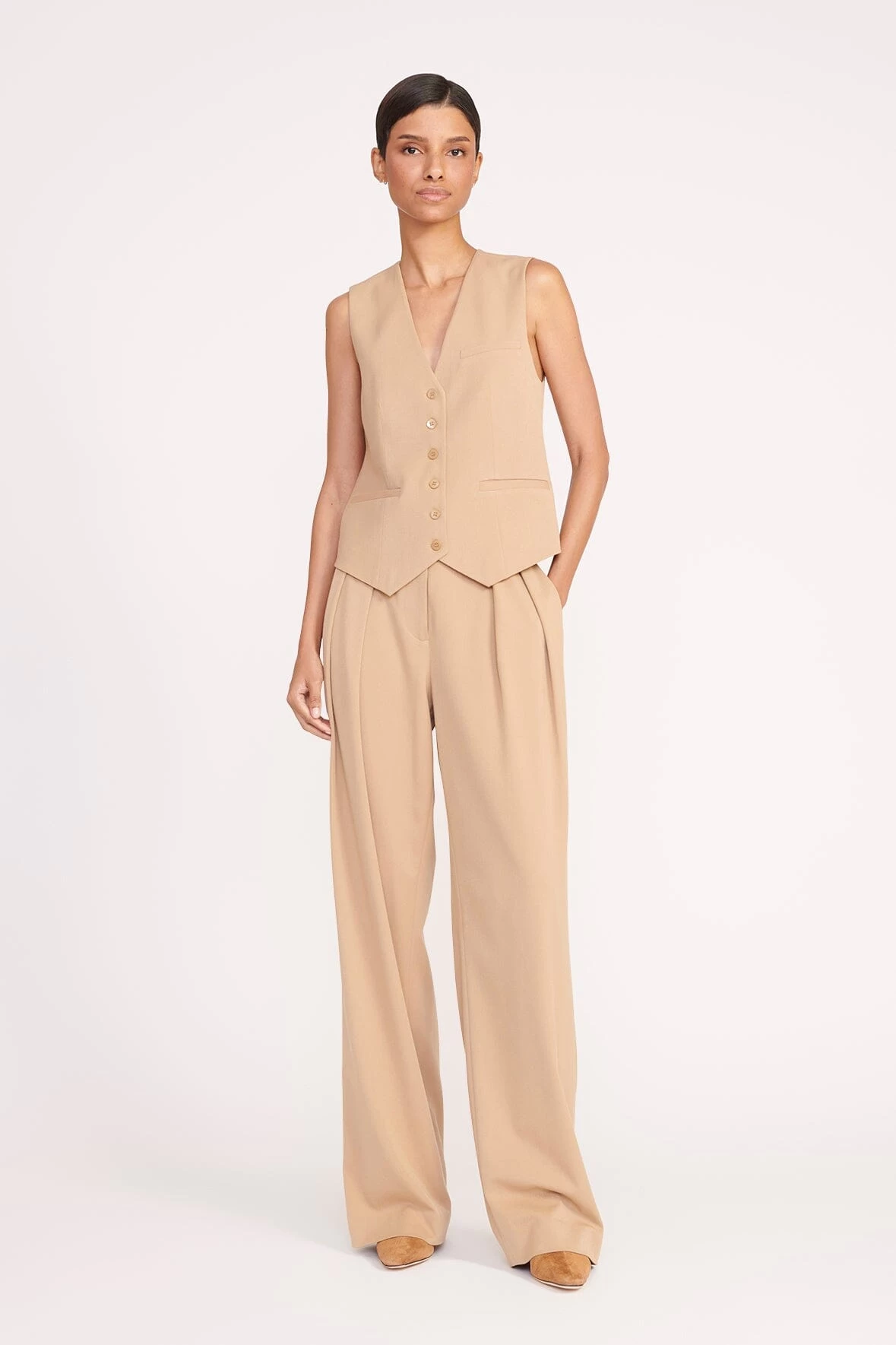 BRETT VEST | CAMEL 2 BRETT VEST | CAMEL - Image 2