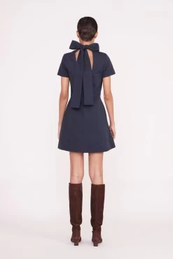 MINI ILANA DRESS | NAVY -Staud Outlet Store 9 Pre Fall 004 00105 web