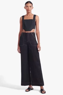 ALICE TOP | BLACK 10 ALICE TOP | BLACK -Staud Outlet Store Alice Top Black Park Pant Black 01922
