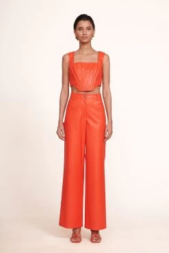 NICOLETTE HEEL | CHERRY -Staud Outlet Store Alice Top Fire Domino Pant Fire 003 edit web e2d66c9d 3526 4061 bf1d 28ad6006e0ff