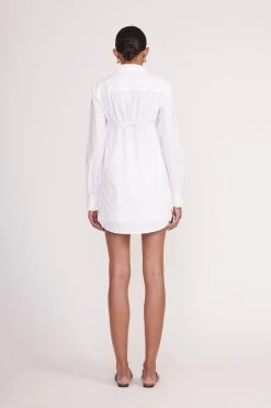 ALITA TUNIC | WHITE -Staud Outlet Store Alita Tunic White 00269 web