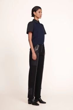 SESAME PANT | BLACK 8 SESAME PANT | BLACK -Staud Outlet Store Arya Top Navy Black Sesame Pant Black 005 edit web 2ecf5977 e42a 48bb 87b9 a706aad89934
