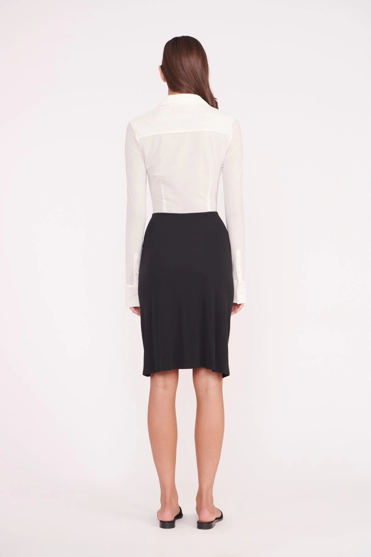 BRENDAN DRESS | WHITE BLACK 4 BRENDAN DRESS | WHITE BLACK - Image 4