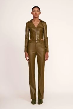 WALLY ANKLE BOOT | OLIVE SUEDE -Staud Outlet Store Brushes Top Avocado Chisel Pant Avocado 082 edit web 8e78c7f5 d424 44c7 b6ec 8e98d8d455e7