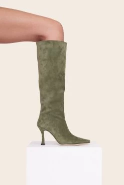 CAMI BOOT | AVOCADO SUEDE -Staud Outlet Store CAMI BOOT AVOCADO 00765 web