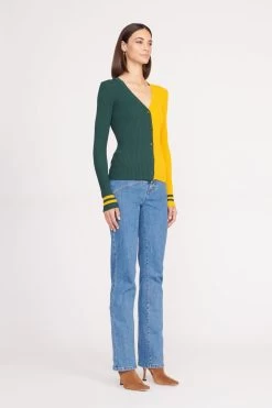 THE STAUD NFL CARGO SWEATER | GREEN BAY PACKERS -Staud Outlet Store CARGO SWEATER GREEN BAY PACKERS 0426 web