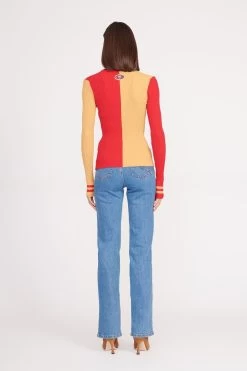 THE STAUD NFL CARGO SWEATER | SAN FRANCISCO 49ERS -Staud Outlet Store CARGO SWEATER SAN FRANCISCO 49ERS 0217 web