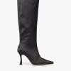 CAMI BOOT | BLACK SATIN