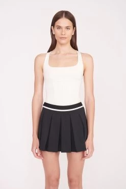 CARRY TOP | IVORY -Staud Outlet Store Carry Top White 009 00527 web
