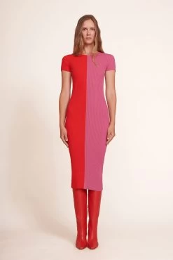 CAMI BOOT | CHERRY -Staud Outlet Store Colleen Dress Lollipop Cherry 005 edit web e06496e3 931a 4875 8546 9daa6e13550c