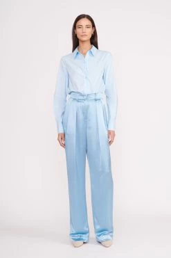 TWIGGY BODYSUIT | FRENCH BLUE -Staud Outlet Store Copyof013 230601 Staud Fall Ecom 00994 web