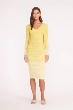 DANA DRESS | POLLEN WHITE -Staud Outlet Store DANA DRESS POLLEN WHITE CASPIAN WOVEN CREAM 01945 web 6822f2dc 0a91 48a1 9e7a 35ed8fb852ea