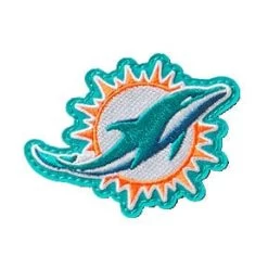 THE STAUD NFL CARGO SWEATER | MIAMI DOLPHINS -Staud Outlet Store DOLPHINS CROP NOBG