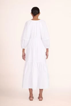 DEMI DRESS | WHITE -Staud Outlet Store Demi Dress White 00048 web 1de098e1 6aaf 446d bbcf 595049b29d2d