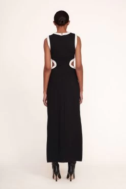 DOLCE DRESS | BLACK -Staud Outlet Store Dolce Dress Black 005 edit web