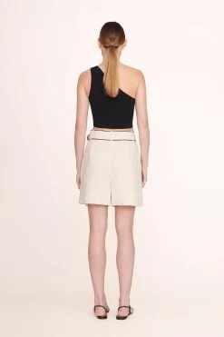 ERIS SHORT | NATURAL BLACK -Staud Outlet Store Eris Short Natural Black 03032 web