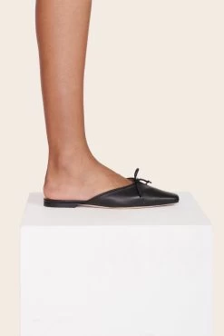 GINA MULE | BLACK -Staud Outlet Store GINA MULE BLACK 1 web