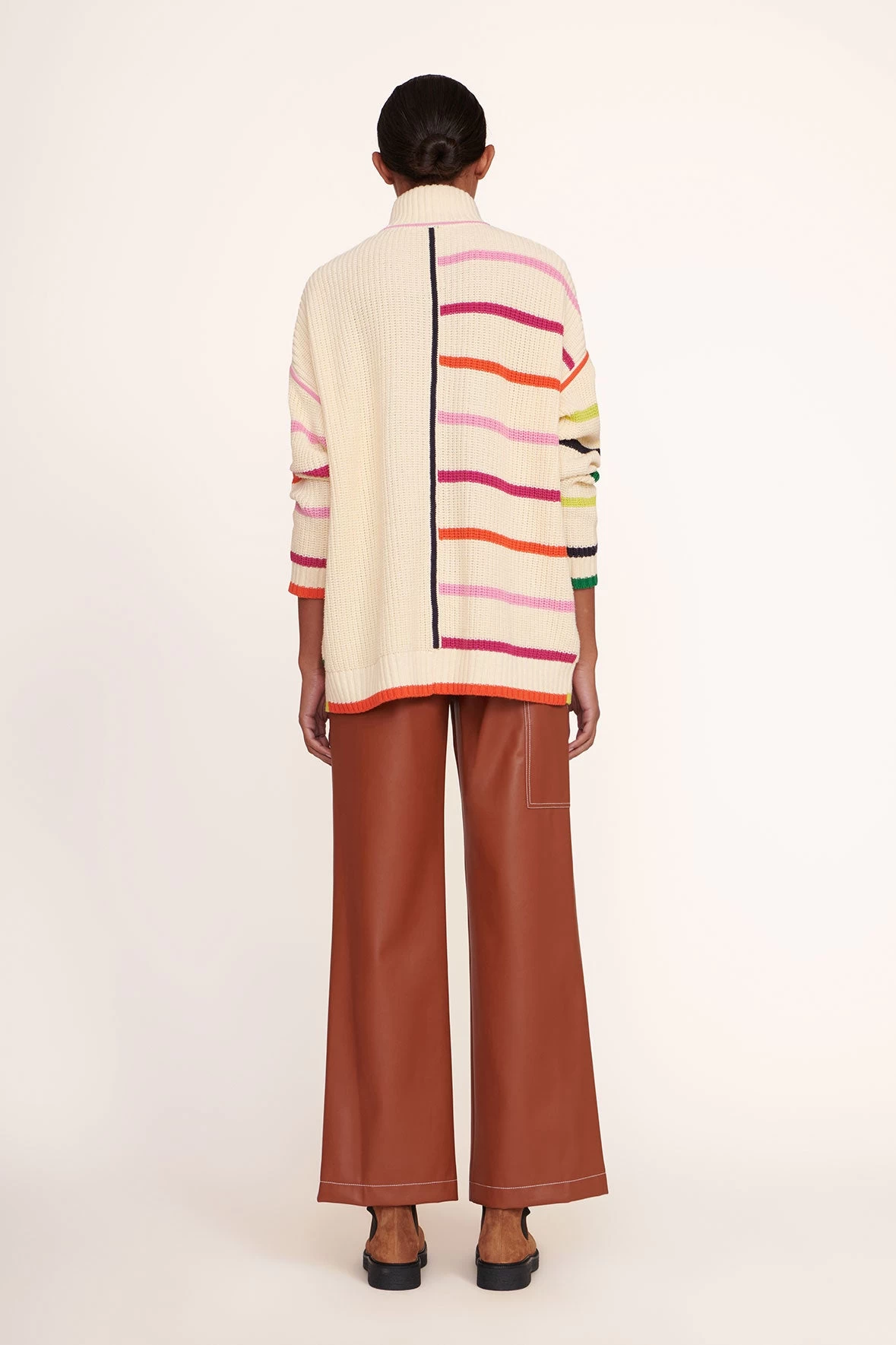 HAMPTON SWEATER | CREME RAINBOW MULTI 4 HAMPTON SWEATER | CREME RAINBOW MULTI - Image 4