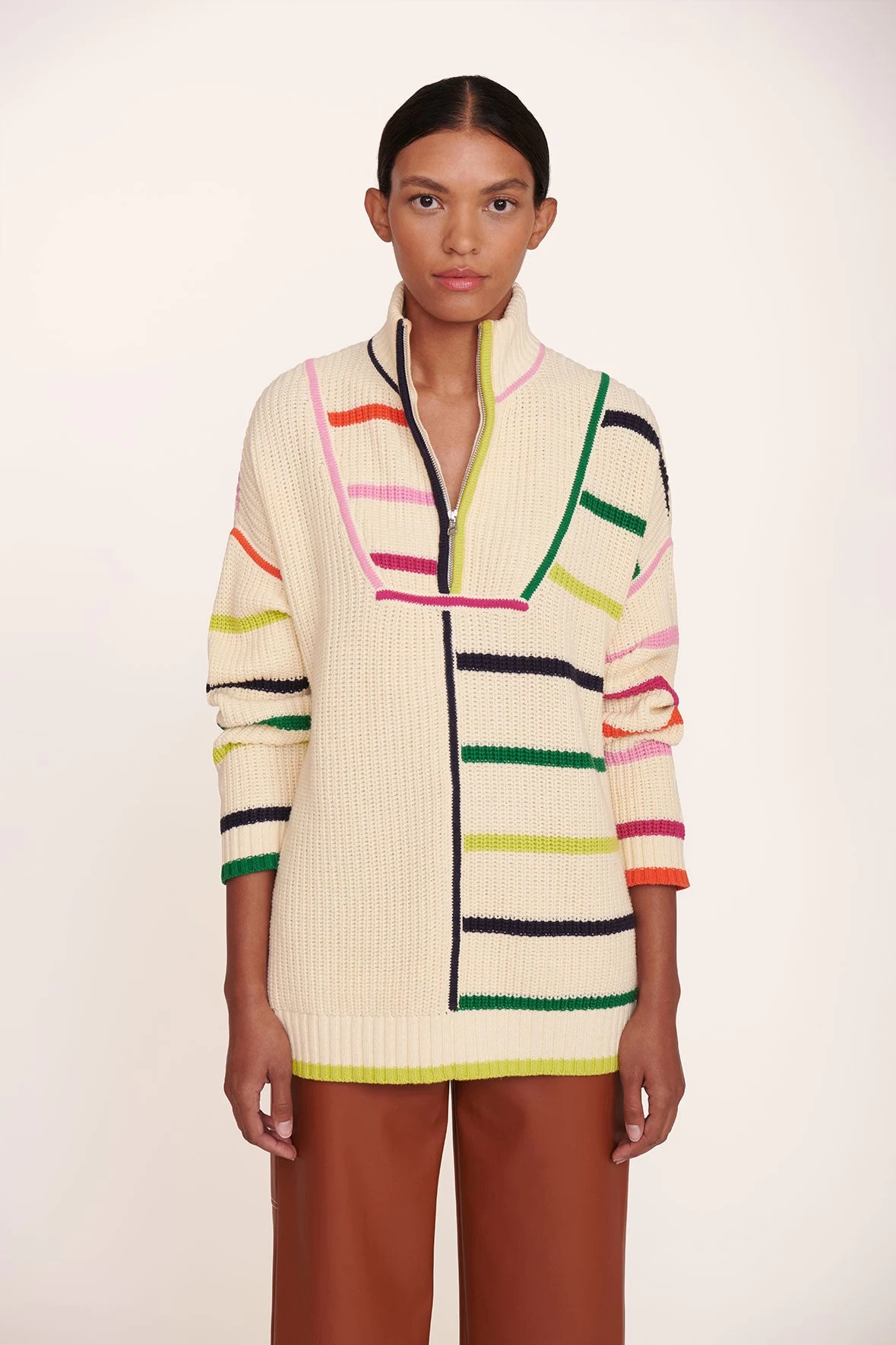 HAMPTON SWEATER | CREME RAINBOW MULTI 1 HAMPTON SWEATER | CREME RAINBOW MULTI