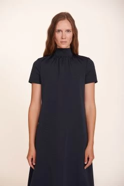 ILANA DRESS | NAVY -Staud Outlet Store Ilana Dress Navy 008 edit web