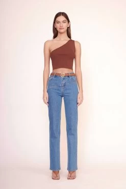 SWIRL BUCKLE BELT | TAN -Staud Outlet Store LEXI TOP BARK 00567 web f16d4e6b 46d9 4b42 aaf7 e7ec4513ec26