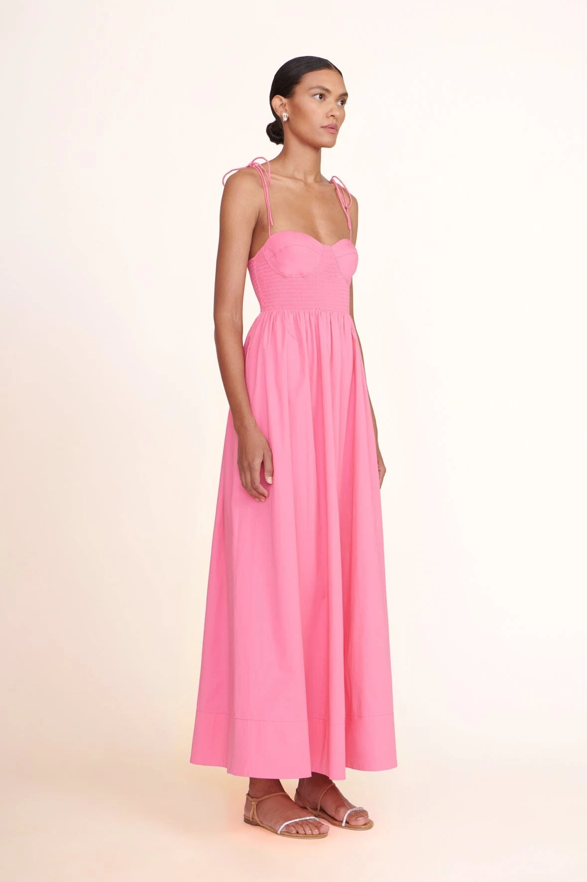 LAUREL CRYSTAL SANDAL | RHINESTONE CASHEW SUEDE 4 LAUREL CRYSTAL SANDAL | RHINESTONE CASHEW SUEDE - Image 4