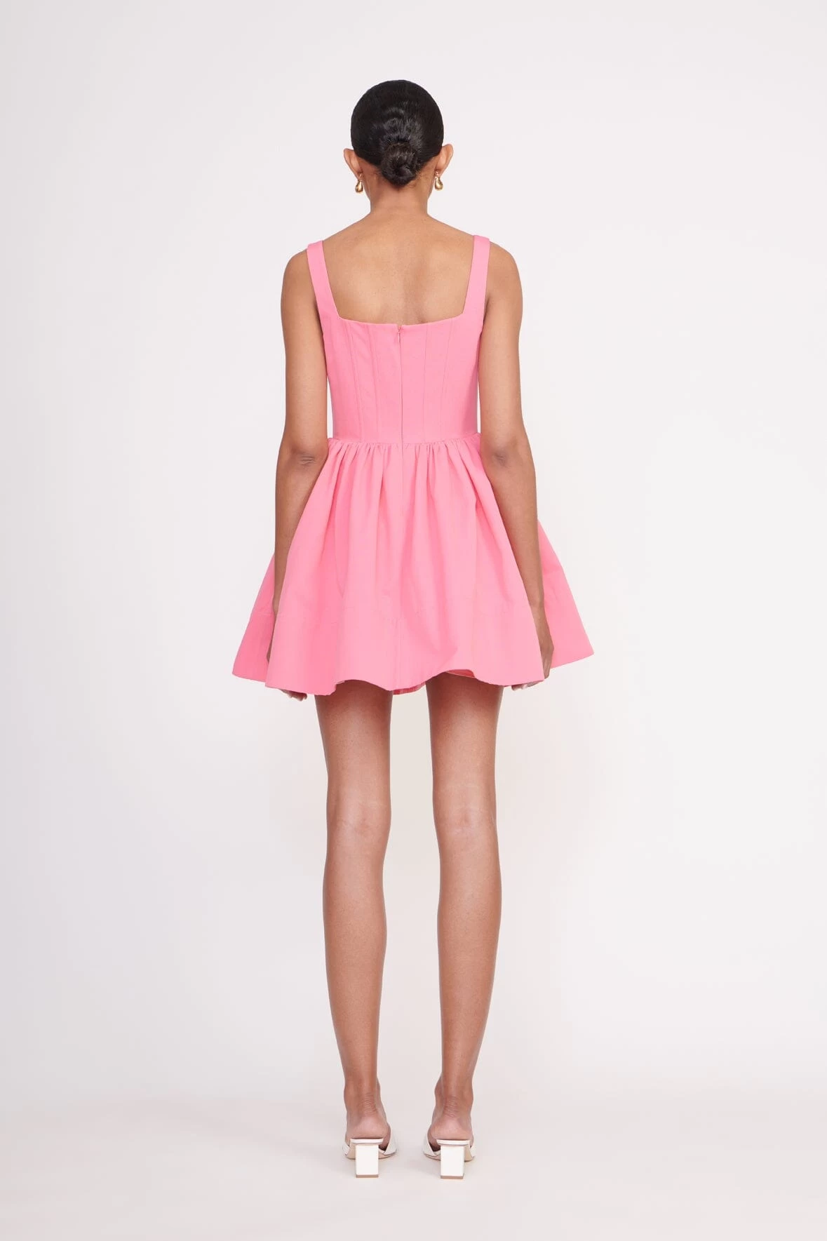 LANDSCAPE DRESS | CORAL PINK 3 LANDSCAPE DRESS | CORAL PINK - Image 3