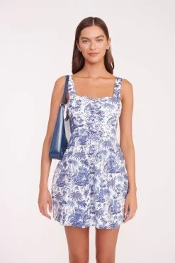 ALEC BAG | INK BLUE -Staud Outlet Store MINI SUTTON DRESS TOILE CASPIAN SLIDE TAN 01415 2 web