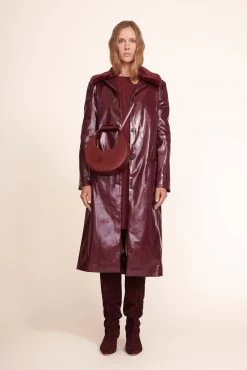 WALLY BOOT | PLUM SUEDE -Staud Outlet Store Marylebone Dress Merlot 001 edit web