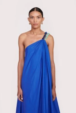 MASON DRESS | LAPIS 8 MASON DRESS | LAPIS -Staud Outlet Store Mason Dress Lapis 00680 web 1