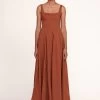 WELLS MAXI DRESS | TAN